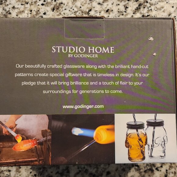 Studio Home Skull Sippy Cup Set - Would make a great gift set. Super cute and sp - Picture 2 of 2